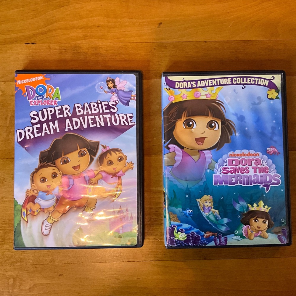 Nickelodeon Dora Explorer Super‎ Babies Dream Adventure Dora Saves Mermaids DVD